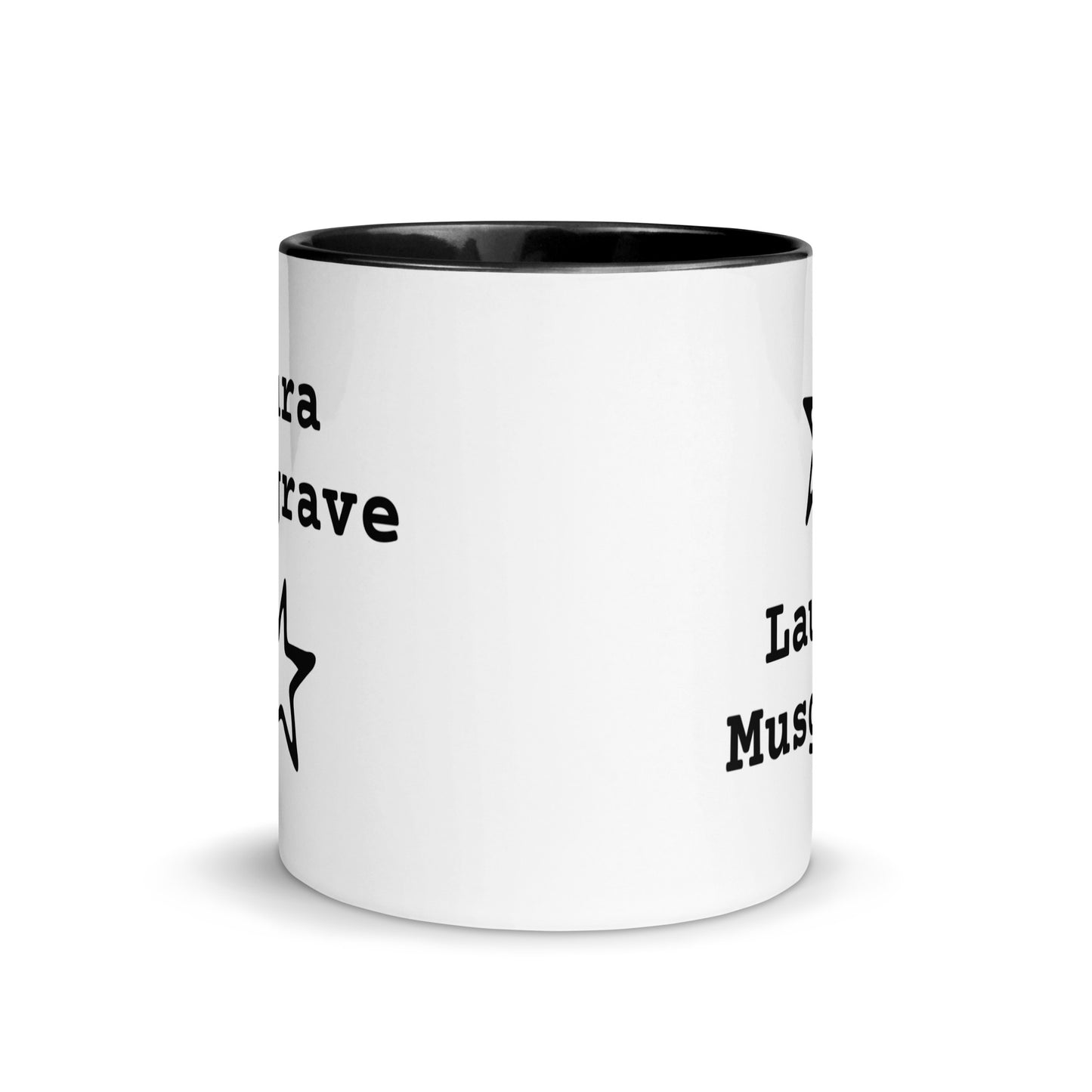 Black and white logo mug