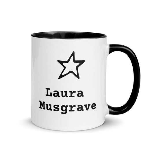 Black and white logo mug